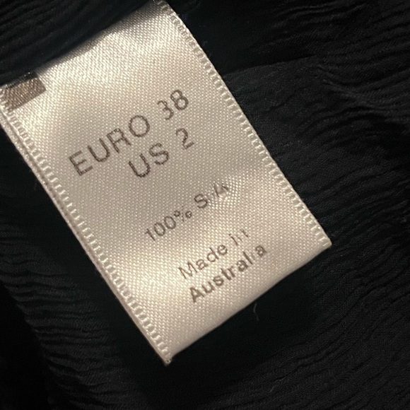 Sass & Bide beaded top Sz Navy Blue Sz 2 Sydney Australia - Picture 6 of 7